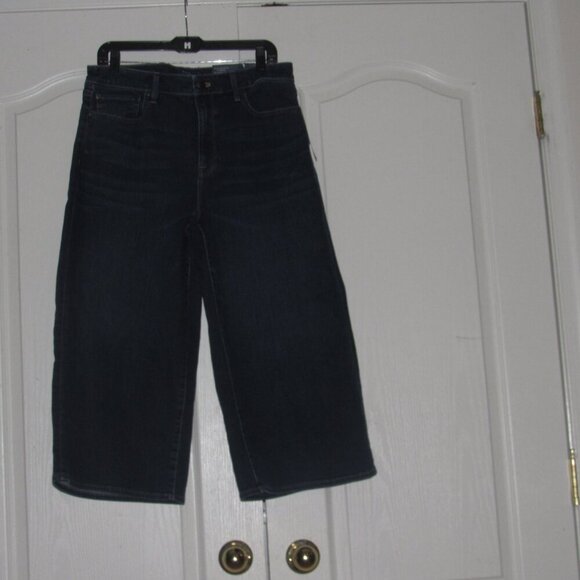 NWT TALBOTS Flawless Wide Leg Culotte Crop Jeans Size 12 - Picture 1 of 8